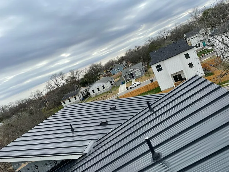 Standing seam metal roof panels with vents for Skylight Repair in Broadalbin